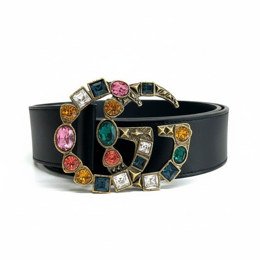 Cinto Gucci Monograma Preto