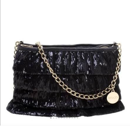 Bolsa Valentino Black Ruffle preta