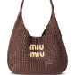 Bolsa Miu Miu Crochet Rete Hobo