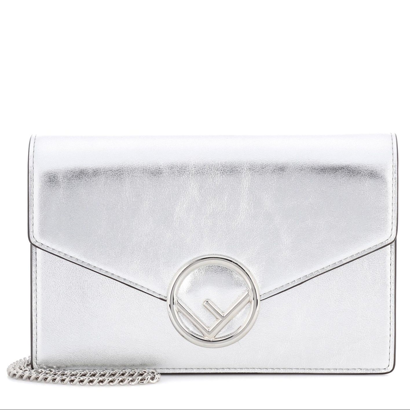 Bolsa Fendi Wallet on Clain Prata