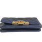 Bolsa Chanel Golden Class Wallet On Chain azul
