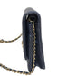 Bolsa Chanel Golden Class Wallet On Chain azul