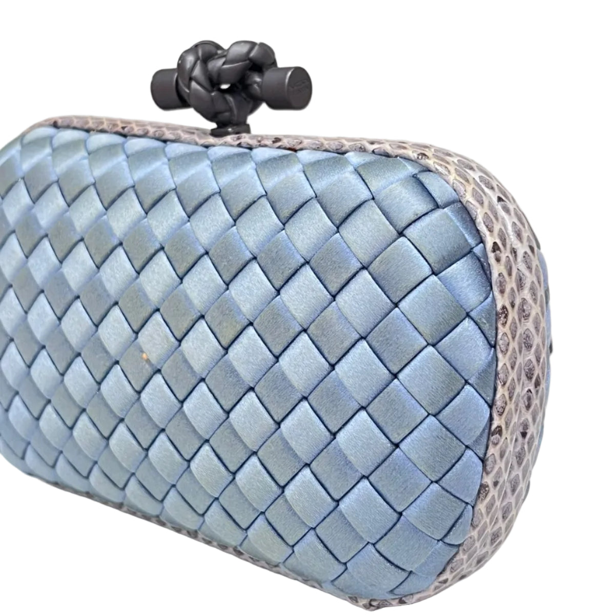 Cluch Bottega Veneta Azul