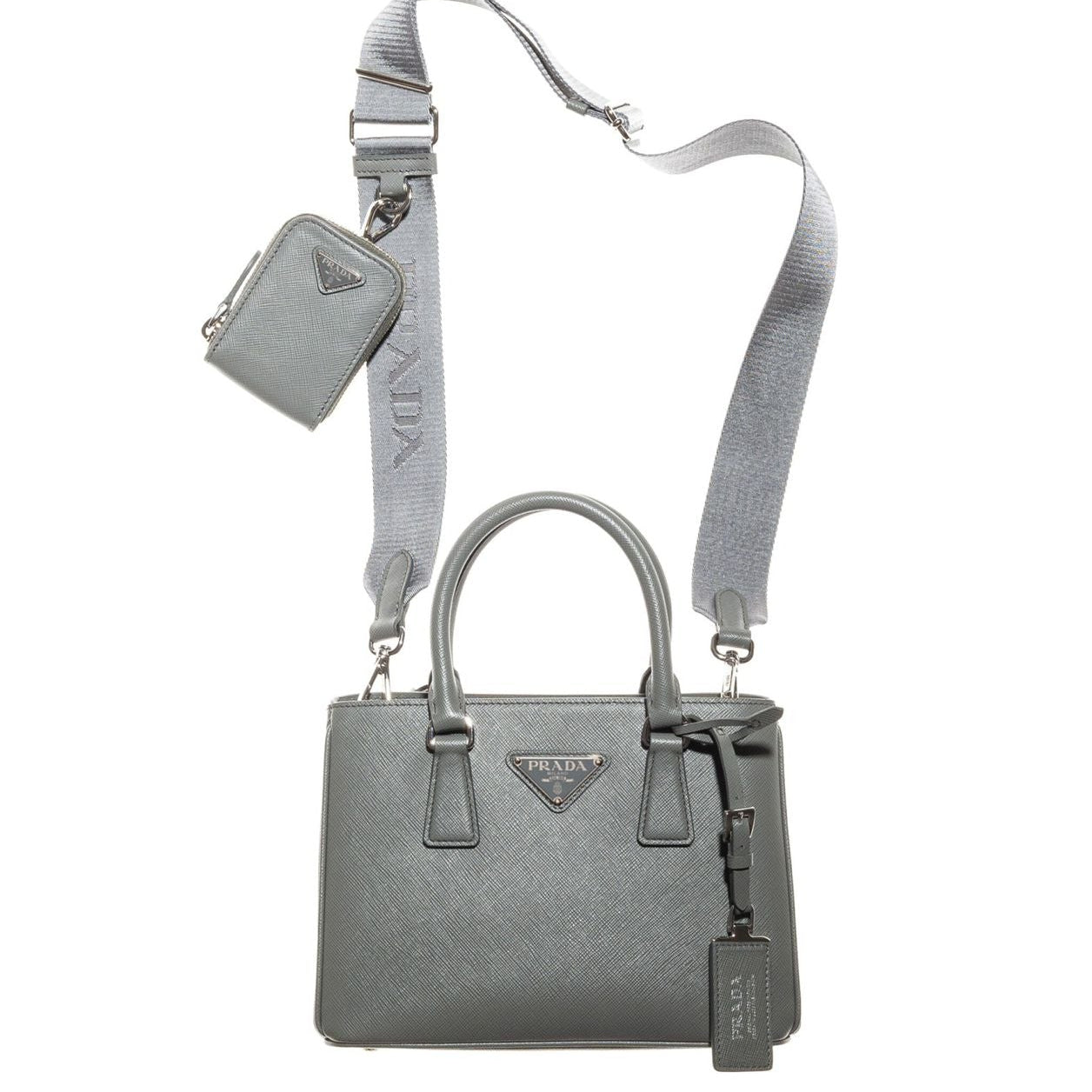 Bolsa Prada Galleria Cinza