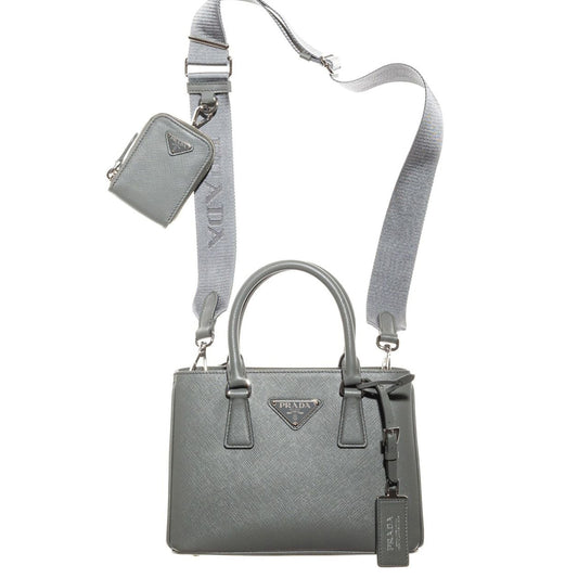 Bolsa Prada Galleria Cinza