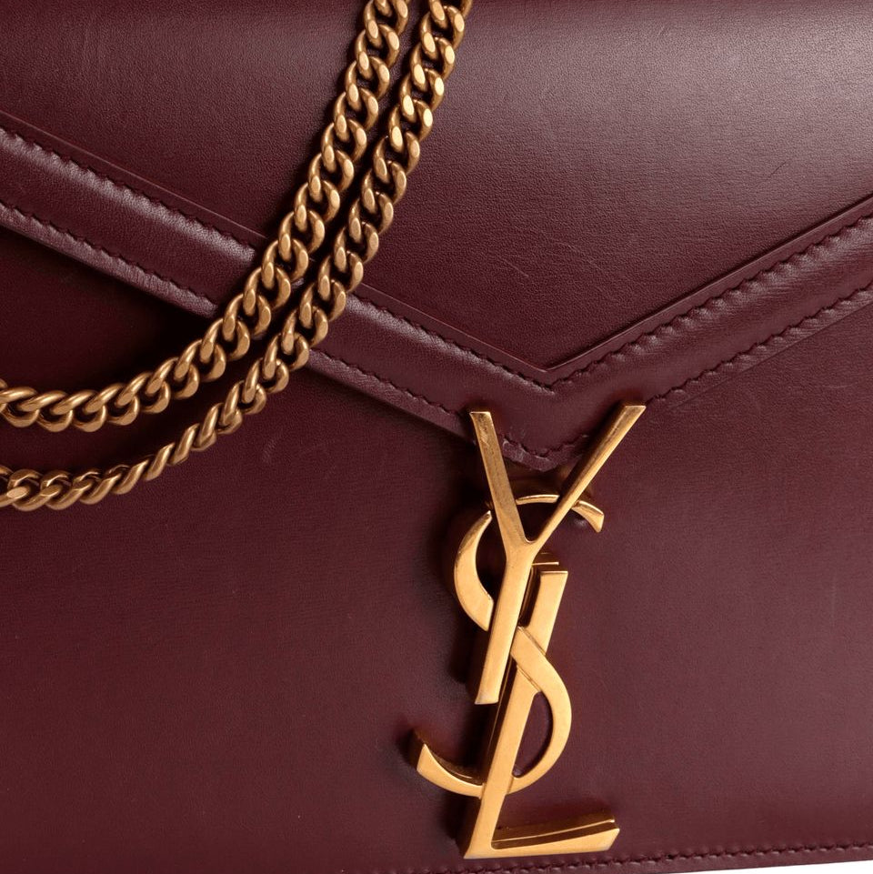 Bolsa Saint Laurent Cassandra Vinho