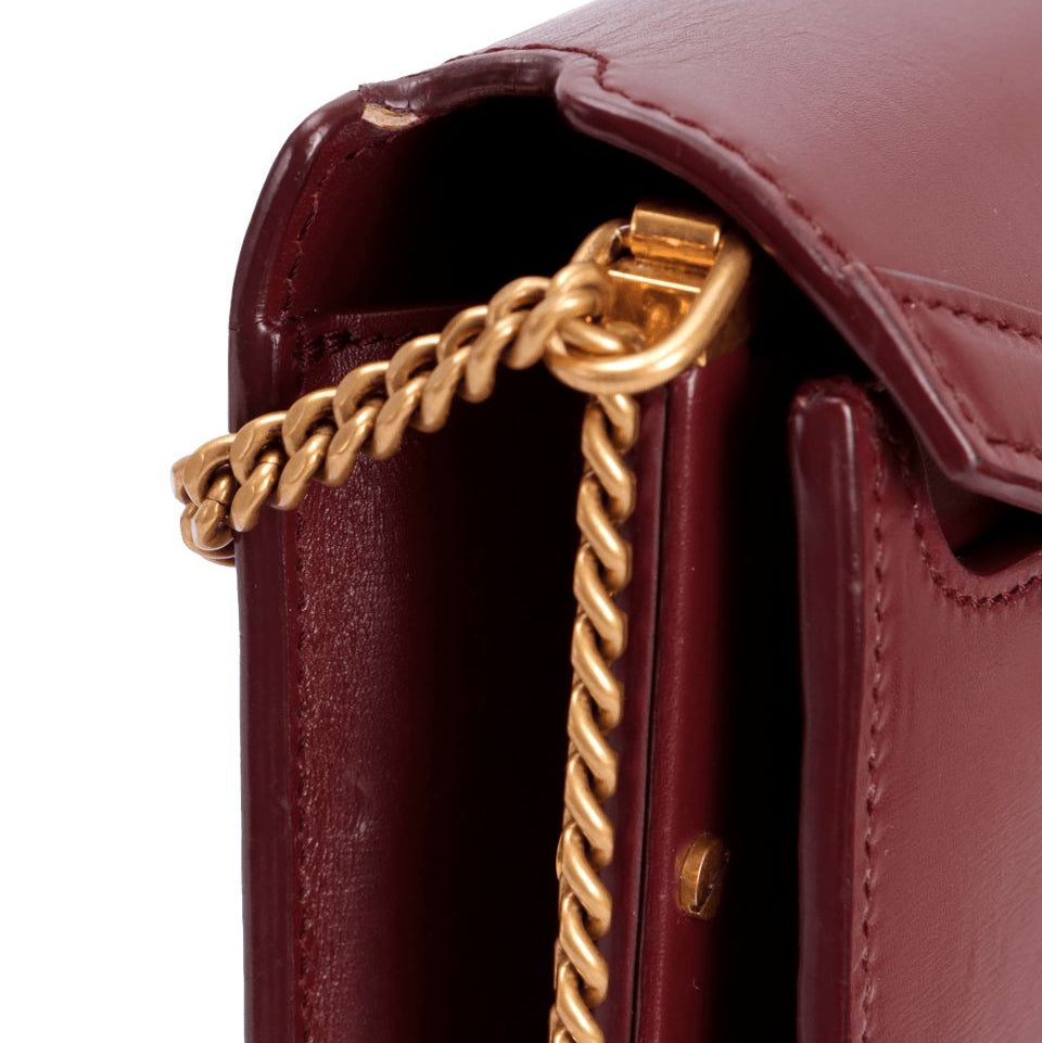 Bolsa Saint Laurent Cassandra Vinho