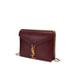 Bolsa Saint Laurent Cassandra Vinho
