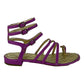 Sandália Chanel Ring Toe roxa Tam 36 BR