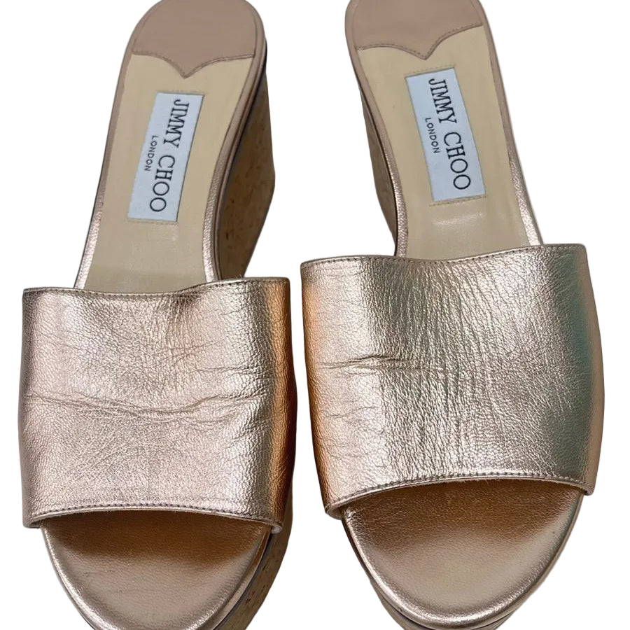 Sandália Jimmy Choo Deedee rosa tam 36br