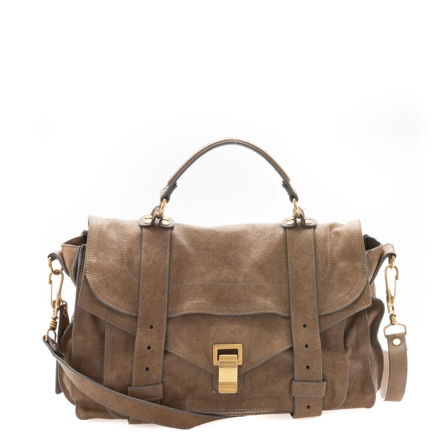 Bolsa Satchel Proenza Schouler PS1 Marrom