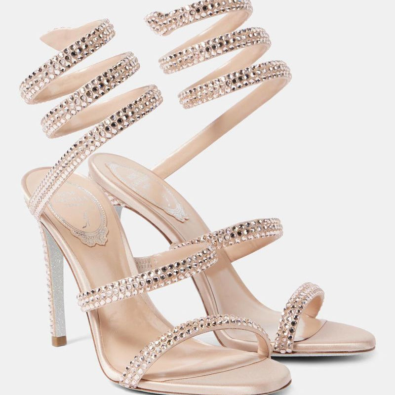 Sandália René Caovilla Cleo Rosa Tam. 36,5 Br