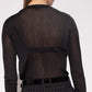 Blusa Saint Laurent Transparente Tam. PP Br