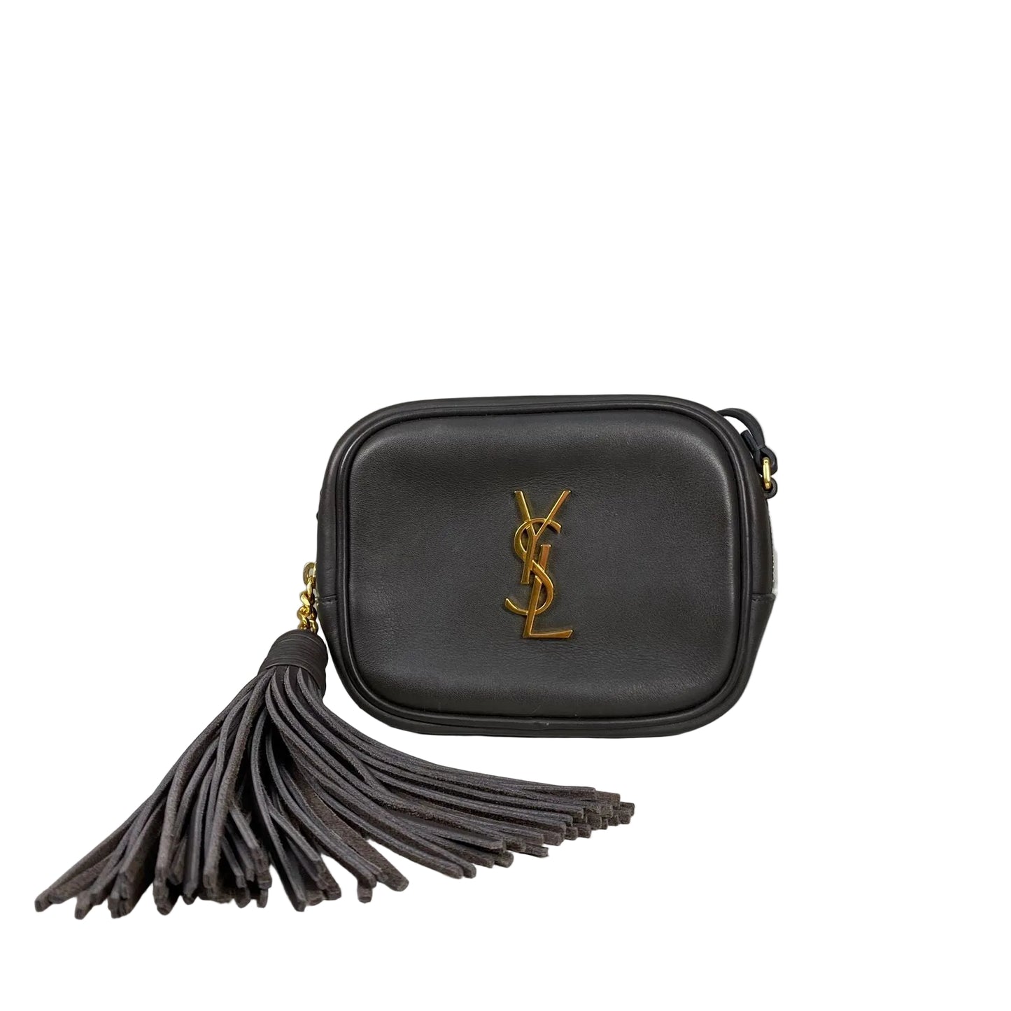 Bolsa Saint Laurent Blogger Cinza
