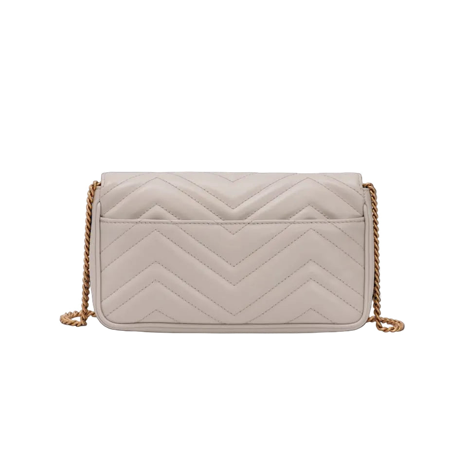 Bolsa Gucci Marmot Cinza