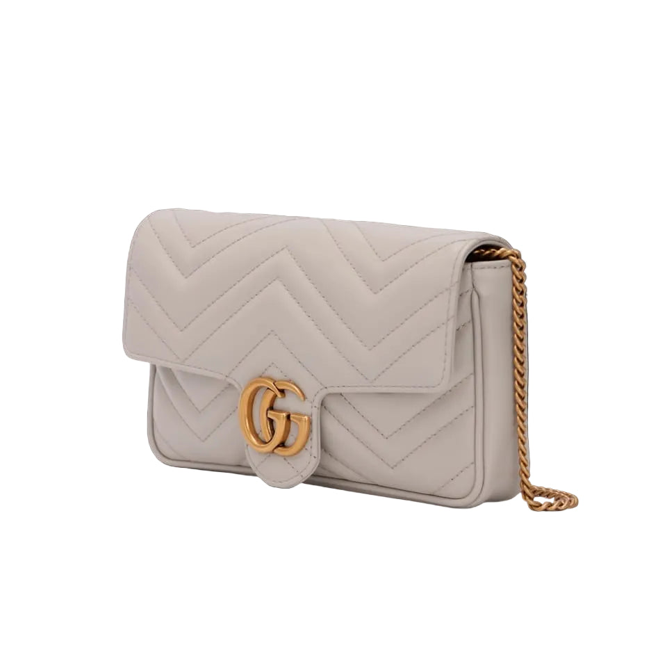 Bolsa Gucci Marmot Cinza