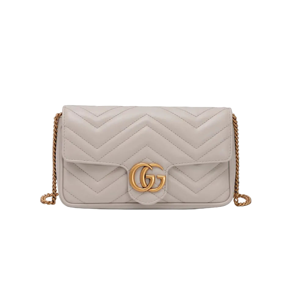 Bolsa Gucci Marmot Cinza