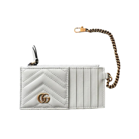 Porta Cartão Gucci Cinza Pequena