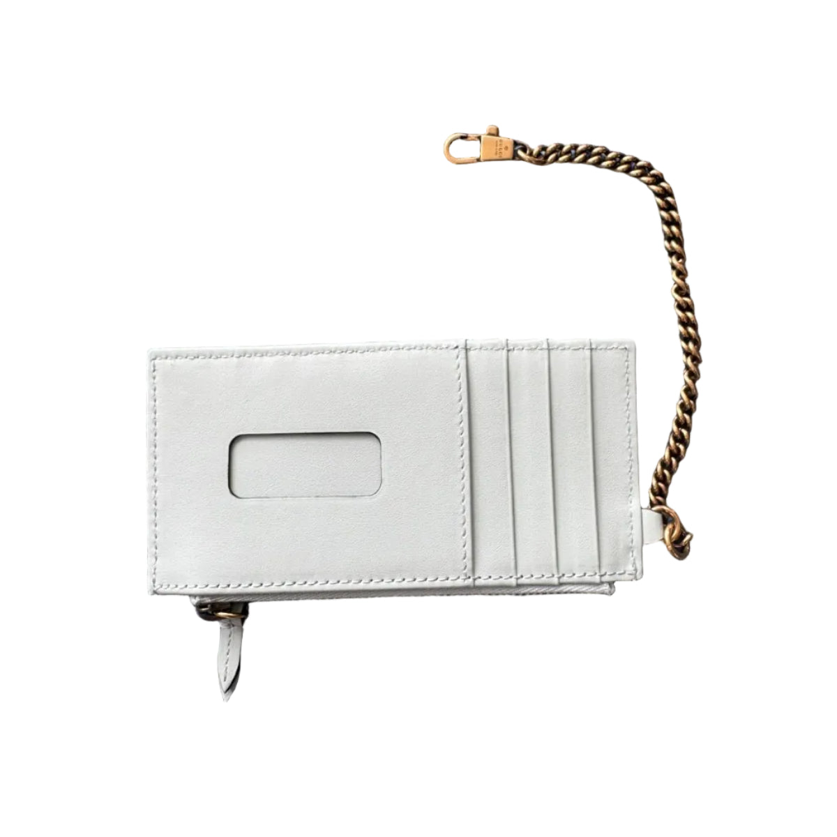 Porta Cartão Gucci Cinza Pequena