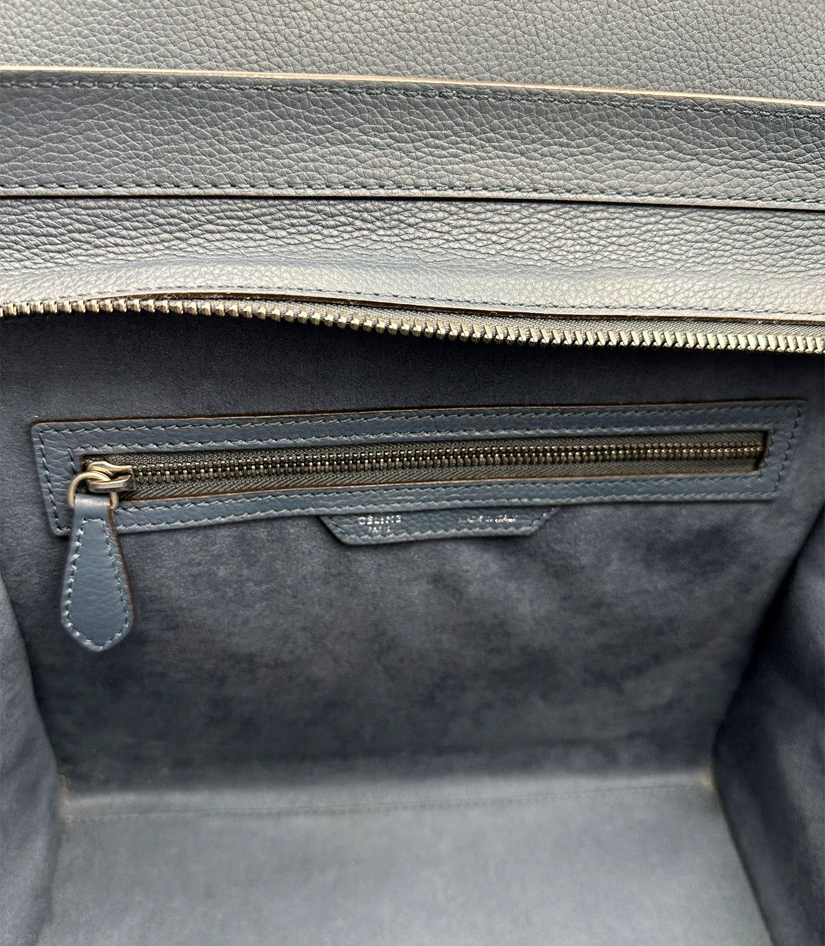 Bolsa Celine Luggage Micro Azul