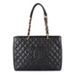 Bolsa Chanel Caviar Grand Shopping Tote Preta