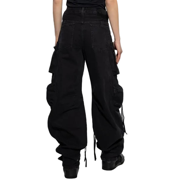 Calça The Attico Cargo Preta Tam 36 Br