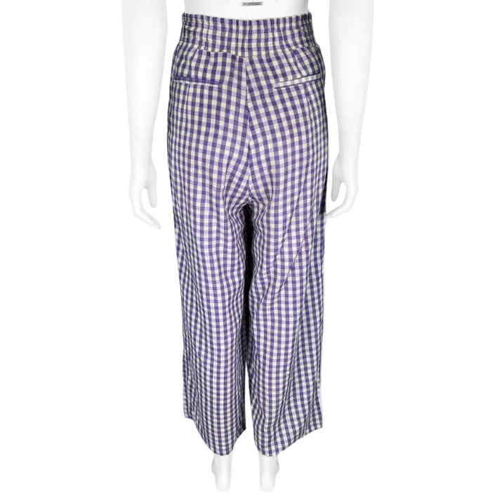 Conjunto Paula Raia Xadrez Roxo Tam 38 Br