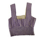 Conjunto Paula Raia Xadrez Roxo Tam 38 Br