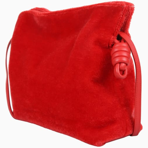 Bolsa Loewe Flamenco Knot ⁠Vermelho