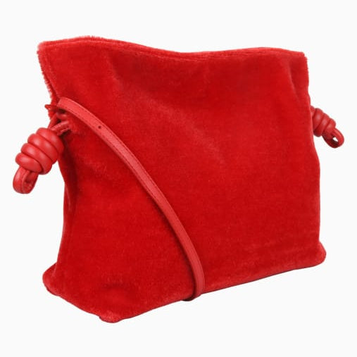 Bolsa Loewe Flamenco Knot ⁠Vermelho