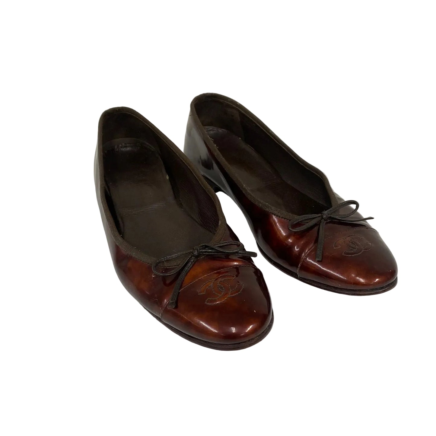 Sapatilha Chanel Marrom Tam 39/40