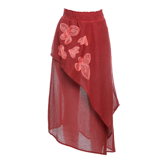 Saia Niemeyer Vermelha Tam 34 Br