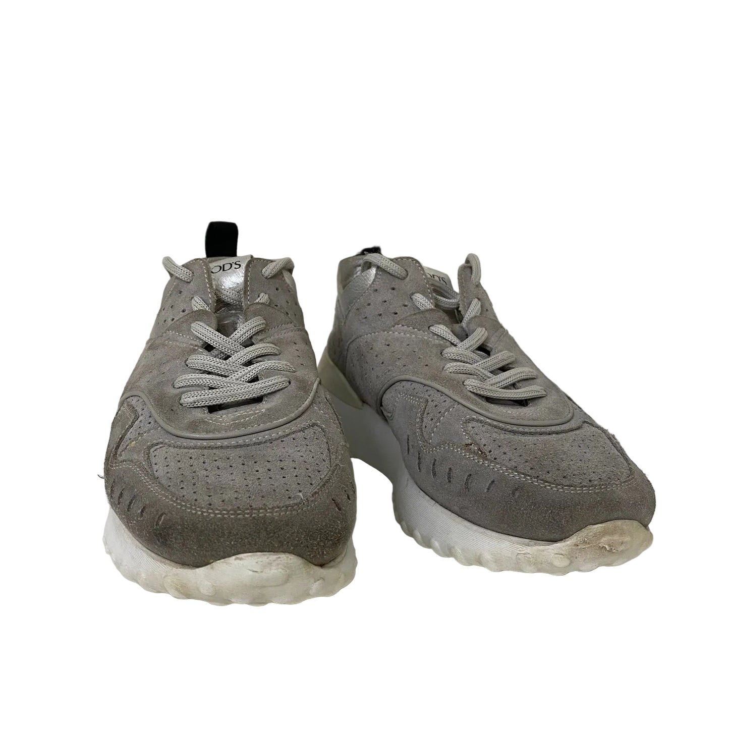 Tenis Tod's Cinza Camurça Tam 37 Br