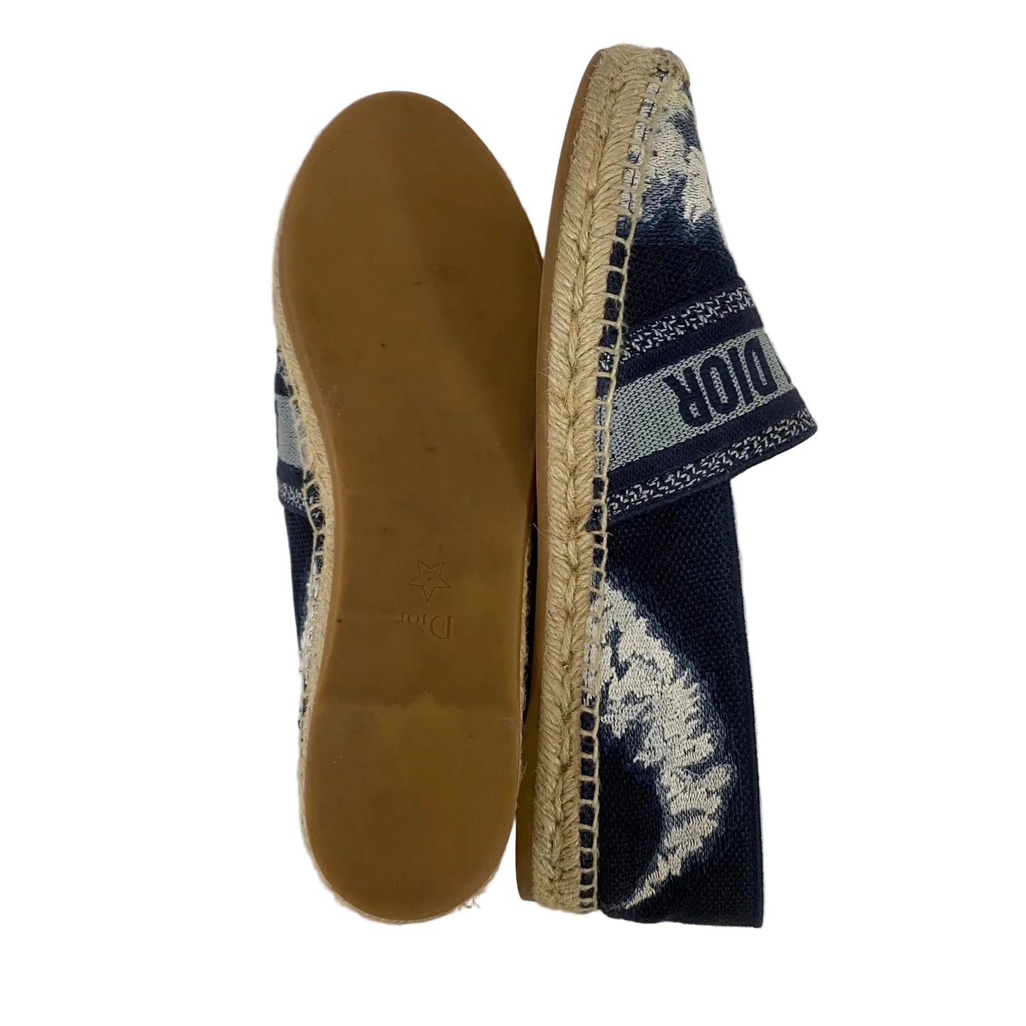 Espadrille Christian Dior Azul Tam. 38 Br