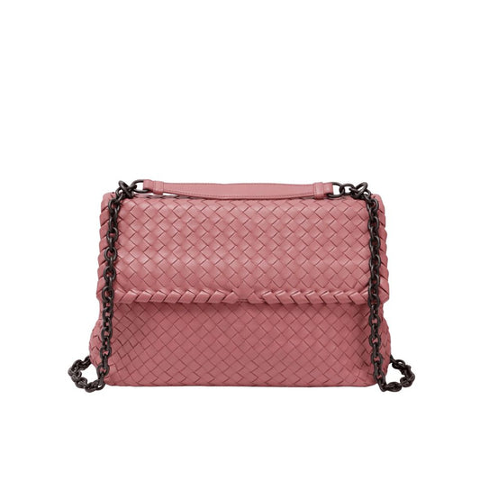 Bolsa Bottega Veneta Olimpia Rose Pequena