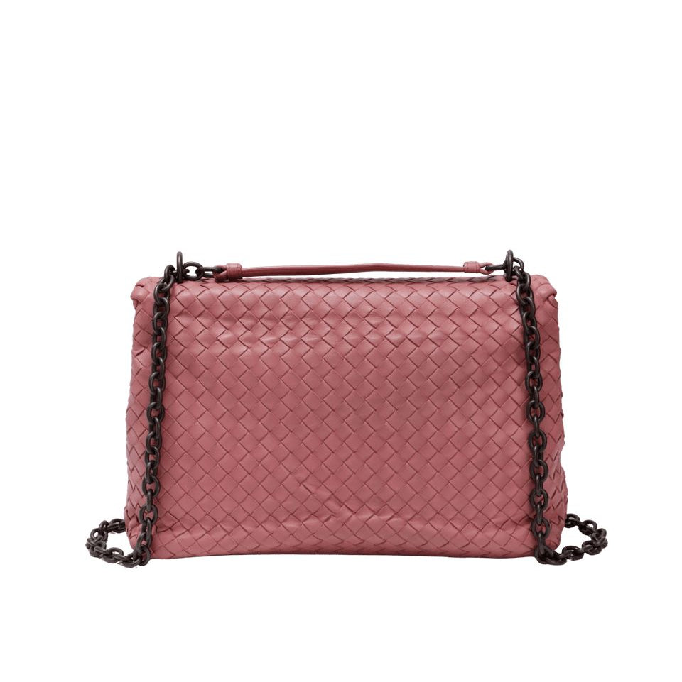Bolsa Bottega Veneta Olimpia Rose Pequena