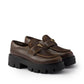 Mocassim Plataforma Prada Marrom Tam. 35 Br