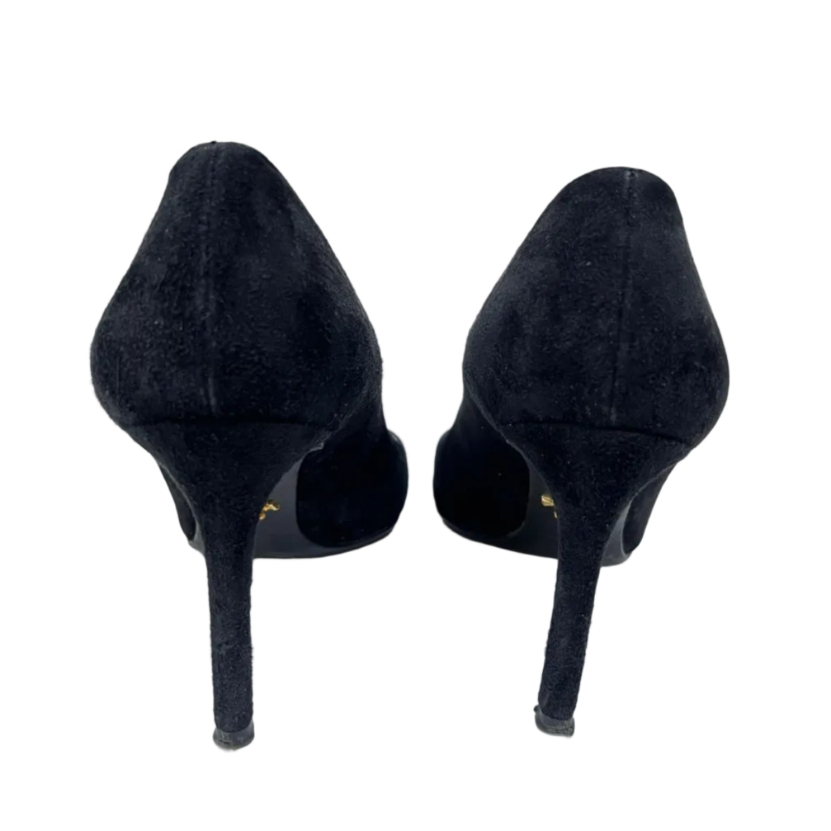 Scarpin Prada Camurça Preto Tam. 34 Br