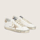 Tênis Golden Goose Deluxe Brand Branco e Dourado Tam. 37 Br