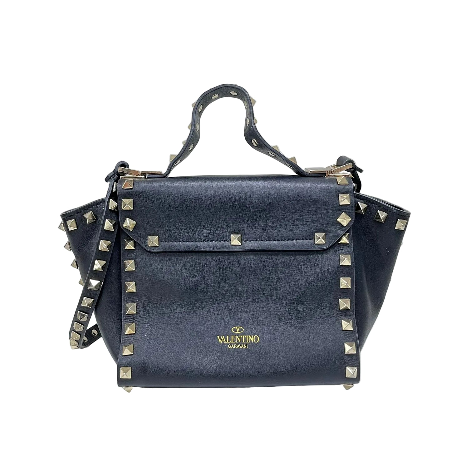 Bolsa Valentino Garavani Rockstud Preta