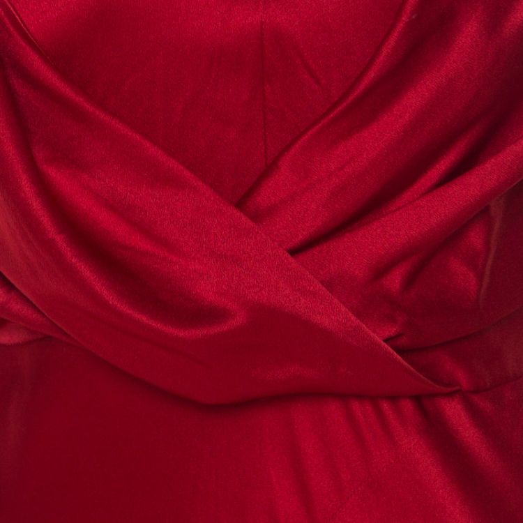 Vestido Alberta Ferreti Vermelho Tam. 40 Br