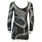 Vestido Emilio Pucci Preto Lantejoulas Tam. 36/38 Br