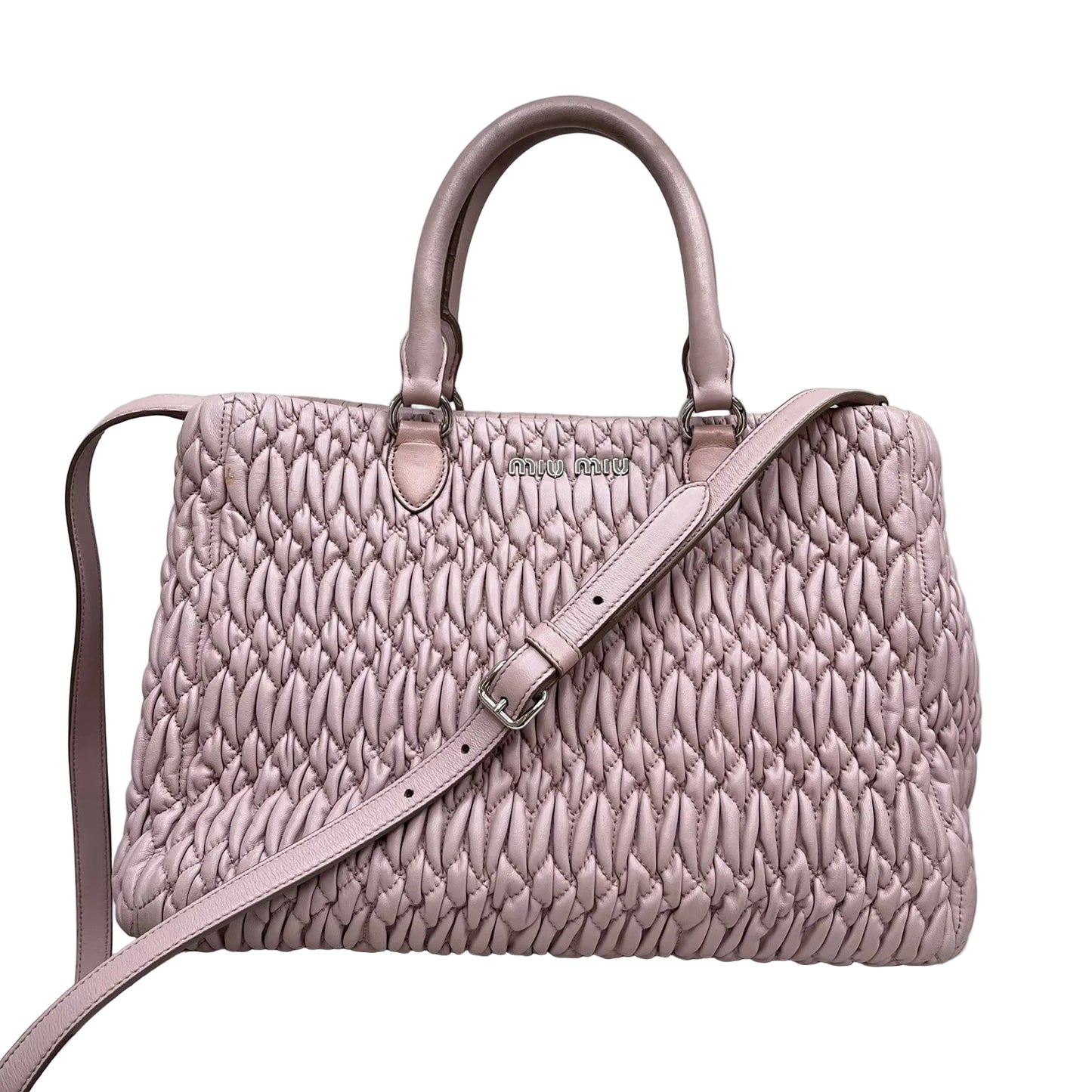 Bolsa Miu Miu Matelassê Roxo Claro