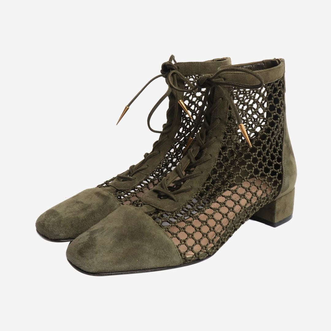 Bota Christian Dior Naughtily-D Verde Tam. 34 Br