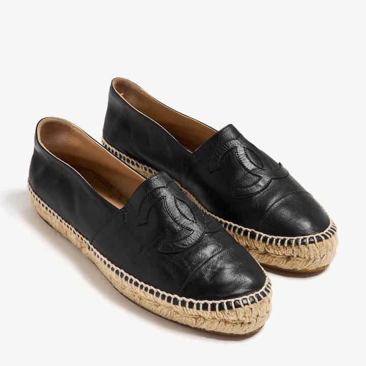 Espadrille Chanel Preto Tam. 37 Br