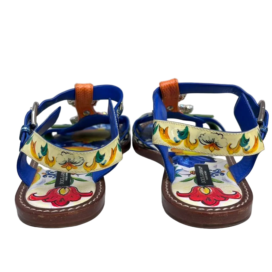 Sandália Dolce&Gabbana Majolica Tam. 34 Br
