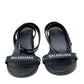 Sandália Balenciaga Logo Strap Preta Tam. 36 Br