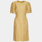 Vestido Dolce & Gabbana Estampa Floral Amarelo Tam. 40 Br