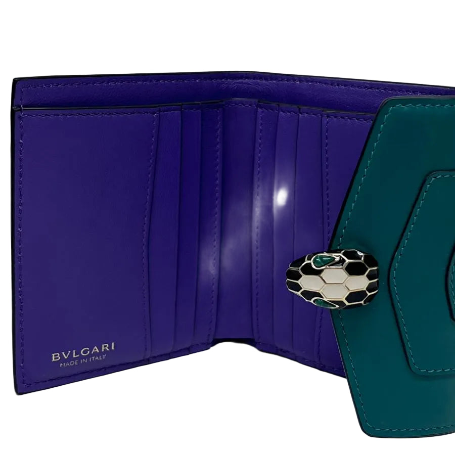 Carteira Bvlgari Serpenti Forever Verde Esmeralda