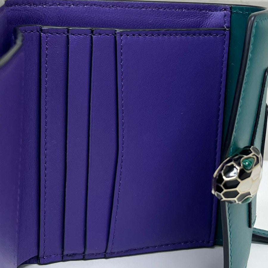 Carteira Bvlgari Serpenti Forever Verde Esmeralda